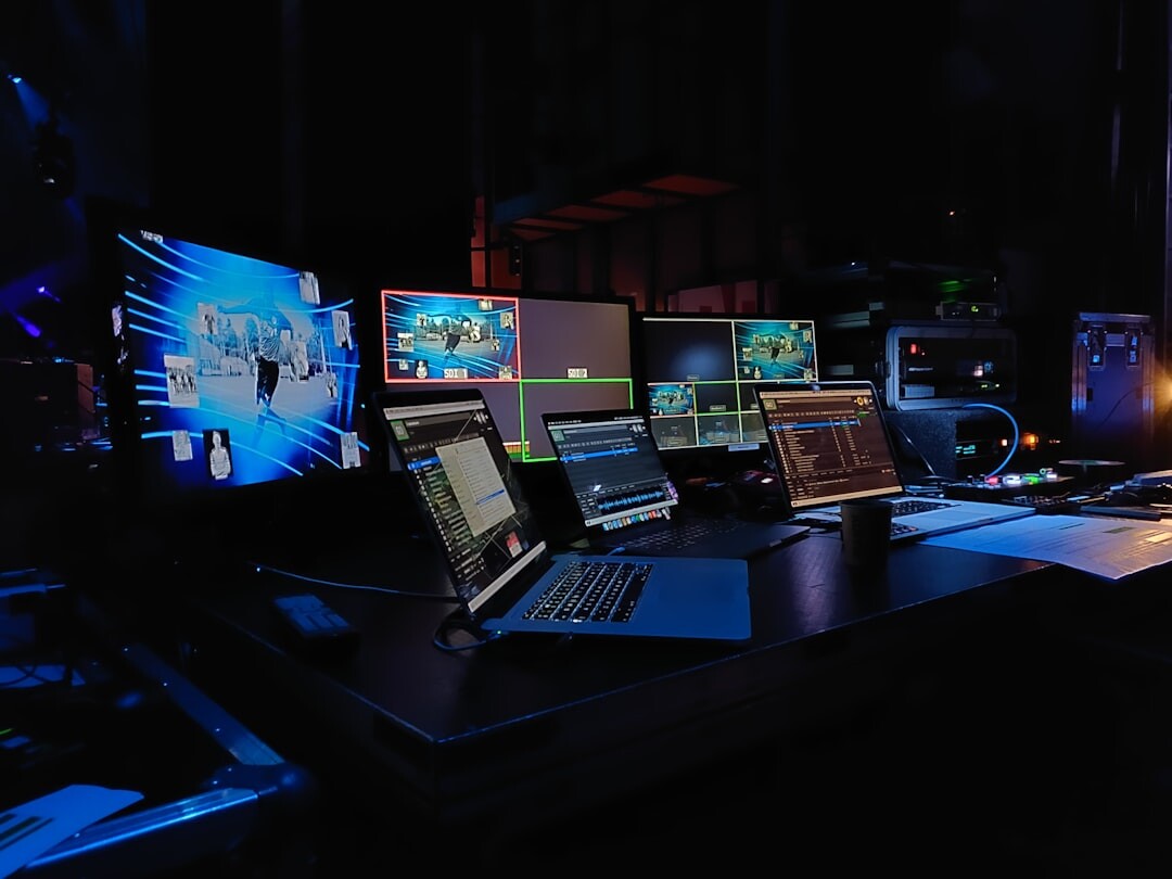 virtual production set