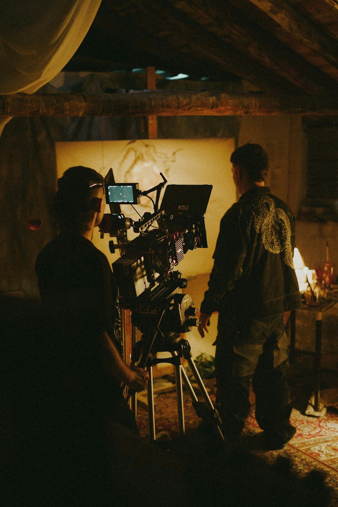 director filming scene