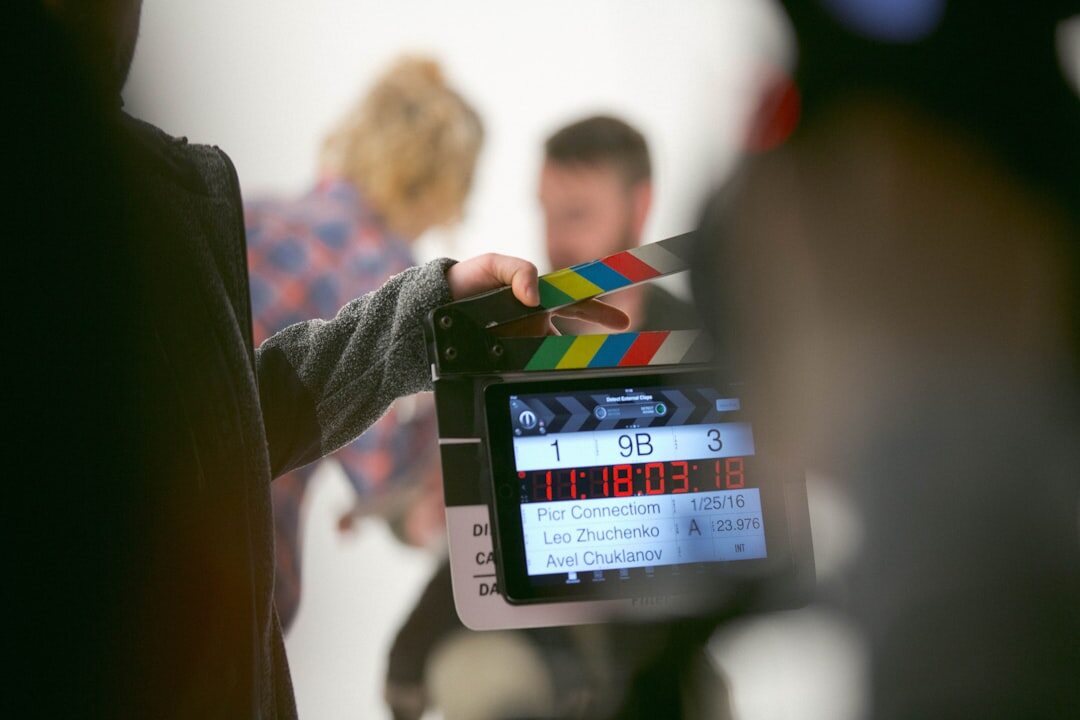 filmmaker directing on set